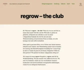 Regrow-Club.ch(The club) Screenshot