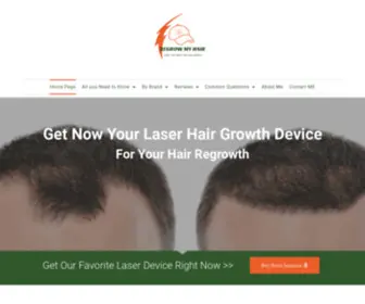 Regrow-Myhair.com(All about Laser Hair Regrowth Treatment) Screenshot