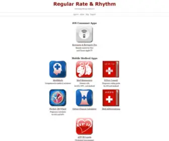 Regularrateandrhythm.com(Regular Rate & Rhythm Software) Screenshot