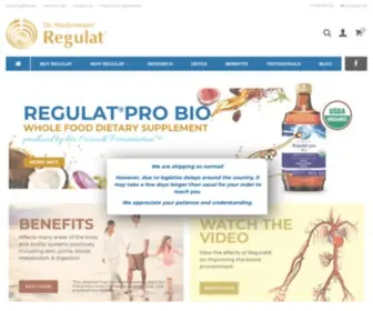 Regulat-USA.com(Regulat whole food supplement) Screenshot