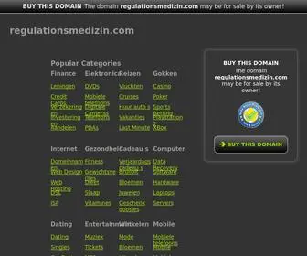 Regulationsmedizin.com(Regulationsmedizin) Screenshot