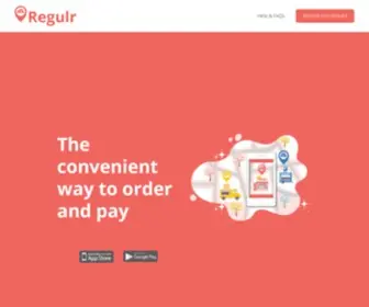 Regulrapp.com(Regulr) Screenshot