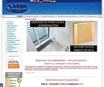 Regulus.com.pl(Grzejniki REGULUS) Screenshot