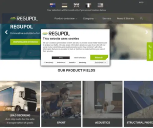 Regupol.com.au(Regupol) Screenshot