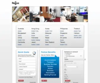 Regus.asia(Regus asia) Screenshot