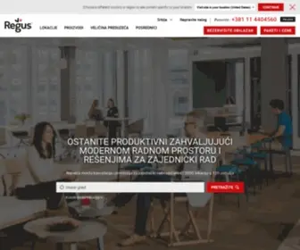 Regus.rs(Kancelarije, Coworking i Virtuelne kancelarije) Screenshot