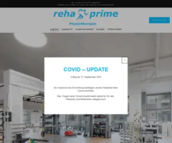 Reha-Prime.ch(Physiotherapie physio reha zürich rehaprime reha) Screenshot