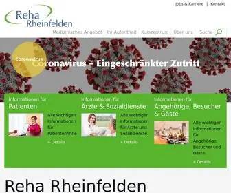 Reha-Rheinfelden.ch(Reha Rheinfelden) Screenshot