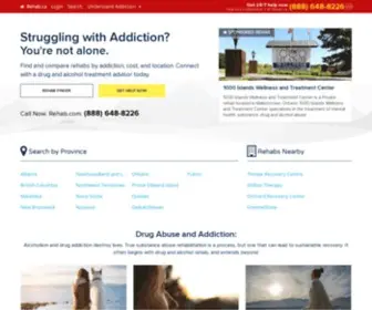 Rehab.ca(Find Drug Treatment) Screenshot