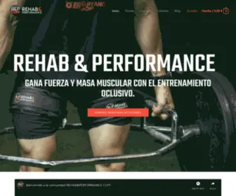 Rehabandperformancecuff.es(Especialistas en entrenamiento oclusivo) Screenshot