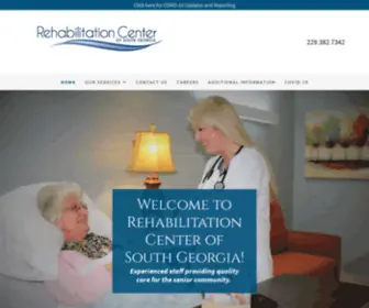 RehABCEntersouthga.com(Rehabilitation Center of South Georgia) Screenshot