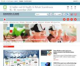 Rehabgroup.dk(Brancheforeningen for hjælpemidler og velfærdsteknologi) Screenshot