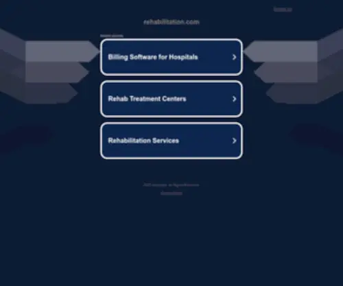 Rehabilitation.com(Rehab Center) Screenshot