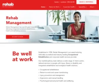 Rehabmanagement.com.au(Rehab Management) Screenshot