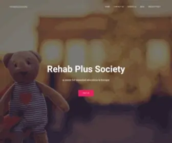 Rehabplussociety.com(Home) Screenshot