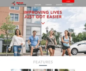 Rehabseating.com(Rehab Seating) Screenshot