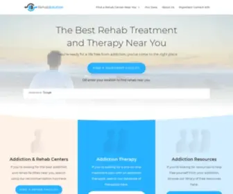 Rehabsolution.org(Find a Rehab Solution Online) Screenshot