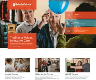 Rehabvisions.com(Home) Screenshot