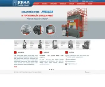 Rehamakina.com(Reha Makina Sanayi) Screenshot