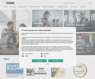 Rehau.it(REHAU Italia) Screenshot