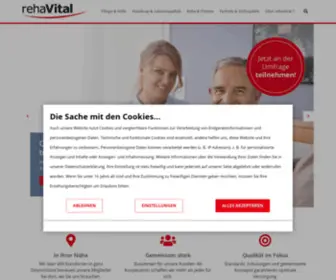 Rehavital.de(Ihr Verbund in der medizinischen Hilfsmittelbranche) Screenshot