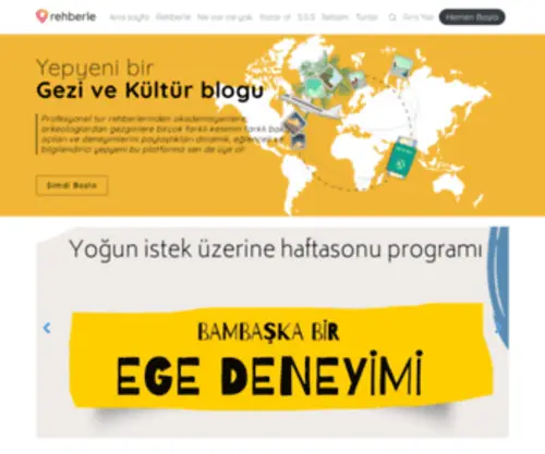 Rehberle.com(Rehberle Keşfet) Screenshot