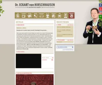 Rehhuette.com(Dr. Eckart von Hirschhausen) Screenshot