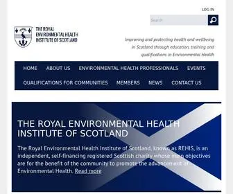 Rehis.com(The Royal Environmental Health Institute of Scotland) Screenshot