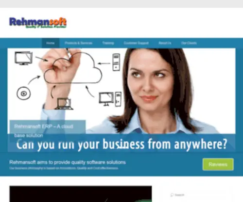 Rehmansoft.com(Quality IT Solution Providers) Screenshot