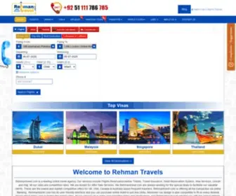 Rehmantravel.com(Cheap Flights) Screenshot