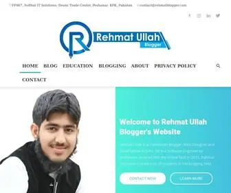 Rehmatblogger.com(Rehmat Ullah) Screenshot