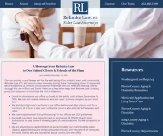 Rehmkelaw.com(Elder Law Attorneys) Screenshot