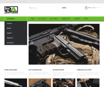 Rehvarms.com(Rehv Arms) Screenshot