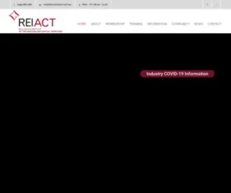 Reiact.com.au(Real Estate Institute) Screenshot