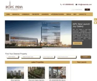 Reiasindia.com(Property in Gurgaon) Screenshot