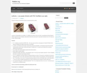 Reibot.org(The discoveries of an Electrical Engineer) Screenshot