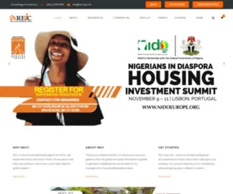 Reic-NG.com(The Real Estate Information Centre (REIC)) Screenshot