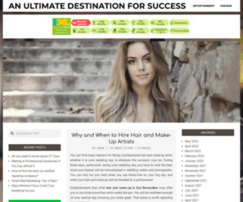 Reichertcelebration.com(An ultimate destination for success) Screenshot