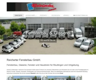 Reicherter-Fenster.de(Willkommen bei Reicherter Fensterbau aus Reutlingen. Unser Produktangebot) Screenshot