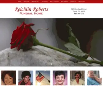 Reichlinroberts.com(Reichlin Roberts Funeral Home) Screenshot