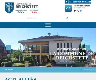 Reichstett.fr(Site officiel de la ville) Screenshot