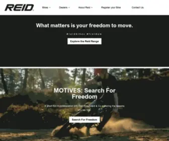 Reidbikes.com(Reid Bikes) Screenshot