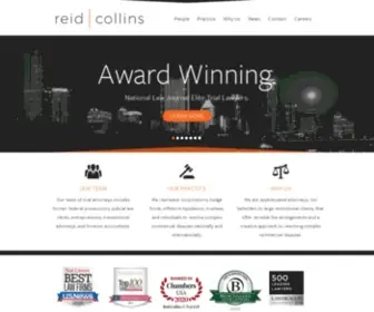 Reidcollins.com(Reid Collins & Tsai LLP) Screenshot