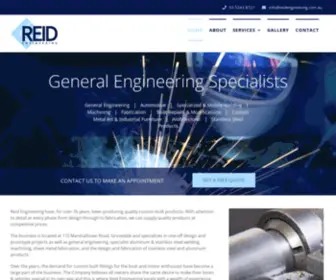 Reidengineering.com.au(Engineering Specialists Geelong) Screenshot