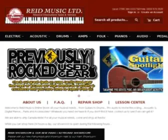 Reidmusic.com(Reid Music Limited) Screenshot