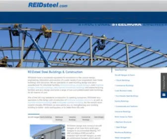 Reidsteel.com(Steel buildings) Screenshot