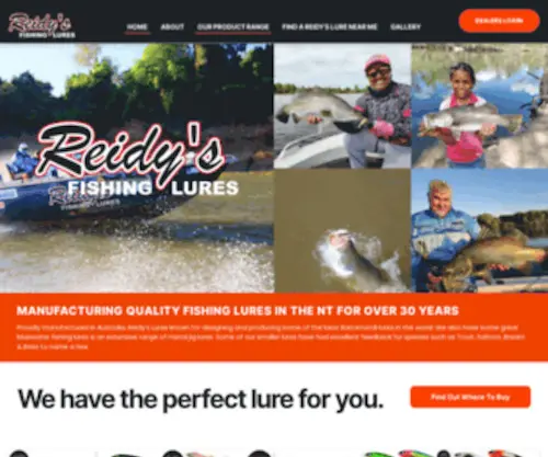 Reidyslures.com(Reidy’s Fishing Lures) Screenshot