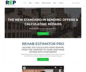 Reiestimatorpro.com(Rehab Estimator Pro) Screenshot