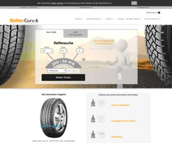 Reifen-Guru.at(Reifen zu günstigen Preisen beim Reifen Guru) Screenshot