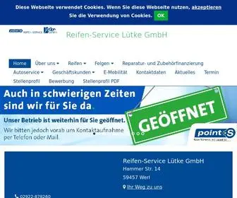 Reifen-Luetke.de(Reifen-Service Lütke GmbH) Screenshot